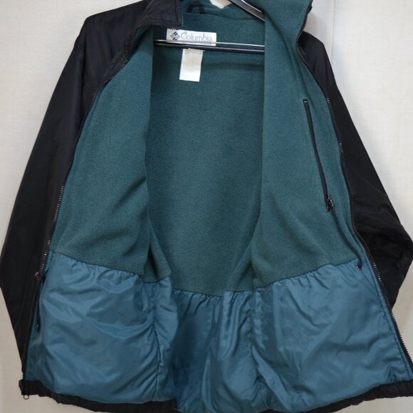 Vintage Columbia Reversible Jacket unisex size large. Waterproof/ fleece. - Picture 3 of 8